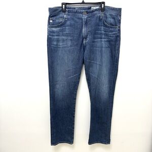 Adriano Goldschmied Men’s Jeans Everett Slim Straight Whisker Fade 40x34